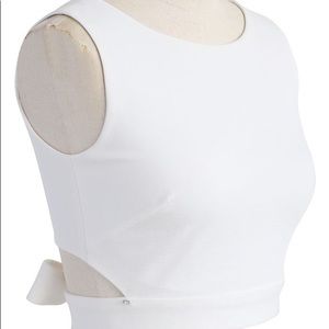 Bowknot crop top NWOT